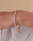 Zephira Studded Silver Bracelet