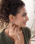 Marcella Vine Hoop Earrings