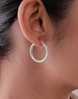 Claudia Hoop Earrings