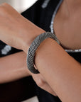 Naagin Snake Silver Bracelet (Chunky)