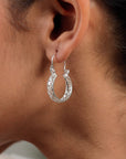 Urmi Ethnic Silver Earrings