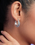 Elena Charm Sterling Silver Earring