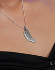 Helena’s Wing Silver Pendant