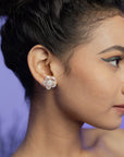 Floral Essence Silver Earrings
