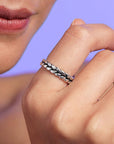 Simone Weave Silver Ring