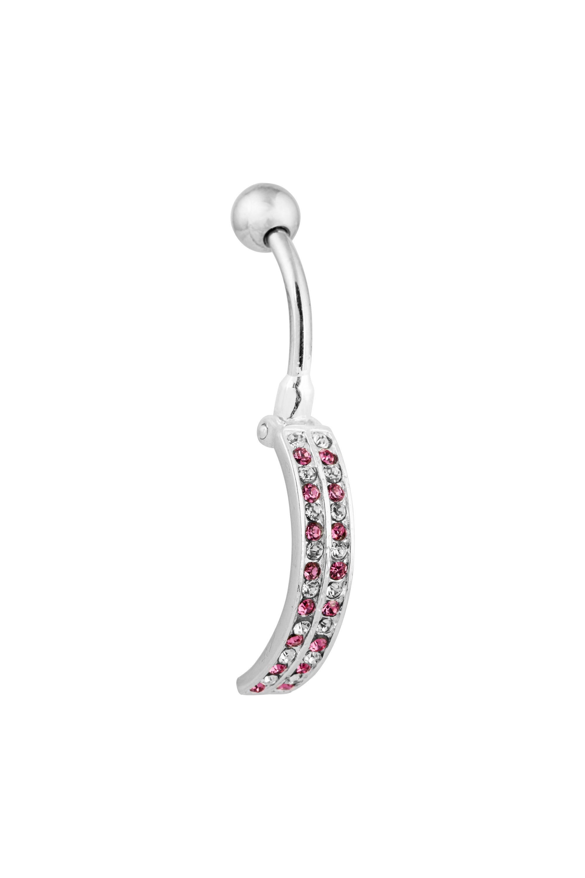 Cora Band Silver Belly Button Ring